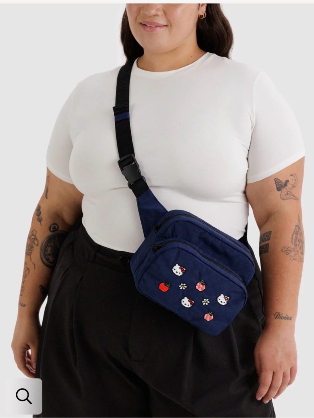 VGUC BAGGU x Hello Kitty Embroidered Fanny Pack